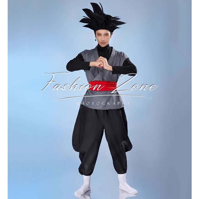 ドラゴンボール 風 孫 悟空 コスプレ衣装 ウィッグ 靴 cosplay ハロウィン 演出服 変装