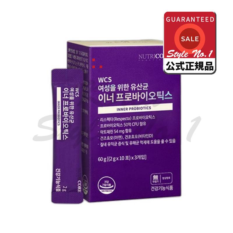 ニュートリコア女性のための乳酸菌インナープロバイオティクス60g