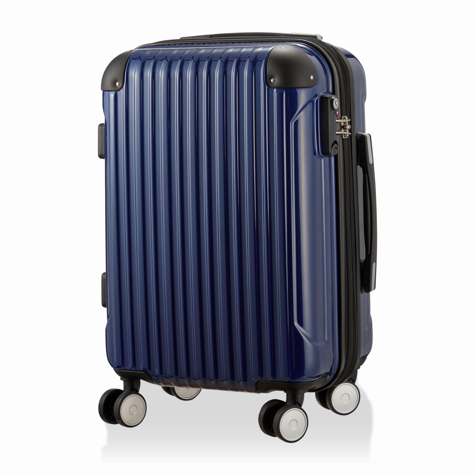 [シフレ] スーツケース ハードジッパー serio セリオ 拡張機能付 機内持込可 B5851T-S 機内持ち込み可 32L 55 cm 3.1kg ディープブルー