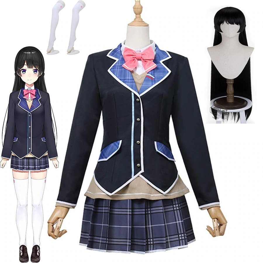 送 料 無 料全シリーズ発売中値引き中クリスマスハロウィンコスプレ可愛いコスプレ服コスプレ衣装ウィッグストッキング付きVTuberSNSで大バズりバーチャルつきみと月ノ美兎コ