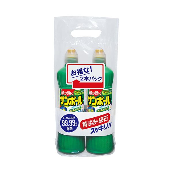 （まとめ） 大日本除蟲菊KINCHO サンポール 500ml 1パック（2本） (×10セット) 6,160円