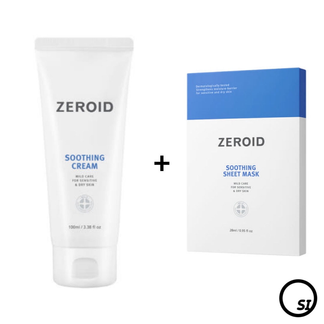 【SET】スージングクリーム 100ml + スージングシート マスクパック 5枚