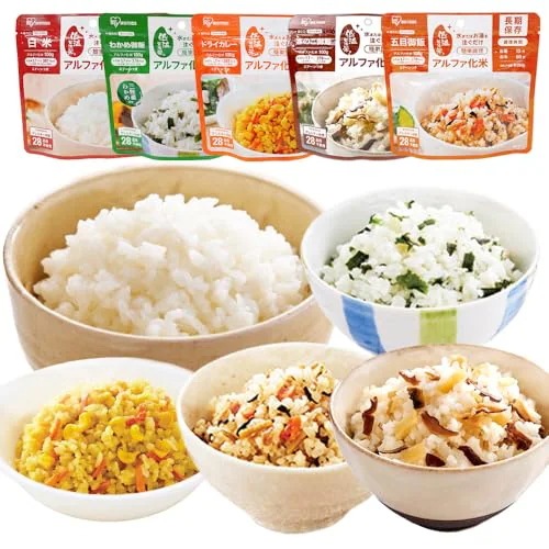 限定 Smart Basic(スマートベーシック) アルファ米 10食セット 非常食 長期保存 5年保存 (製造から) 5種×2食 スプーン付き