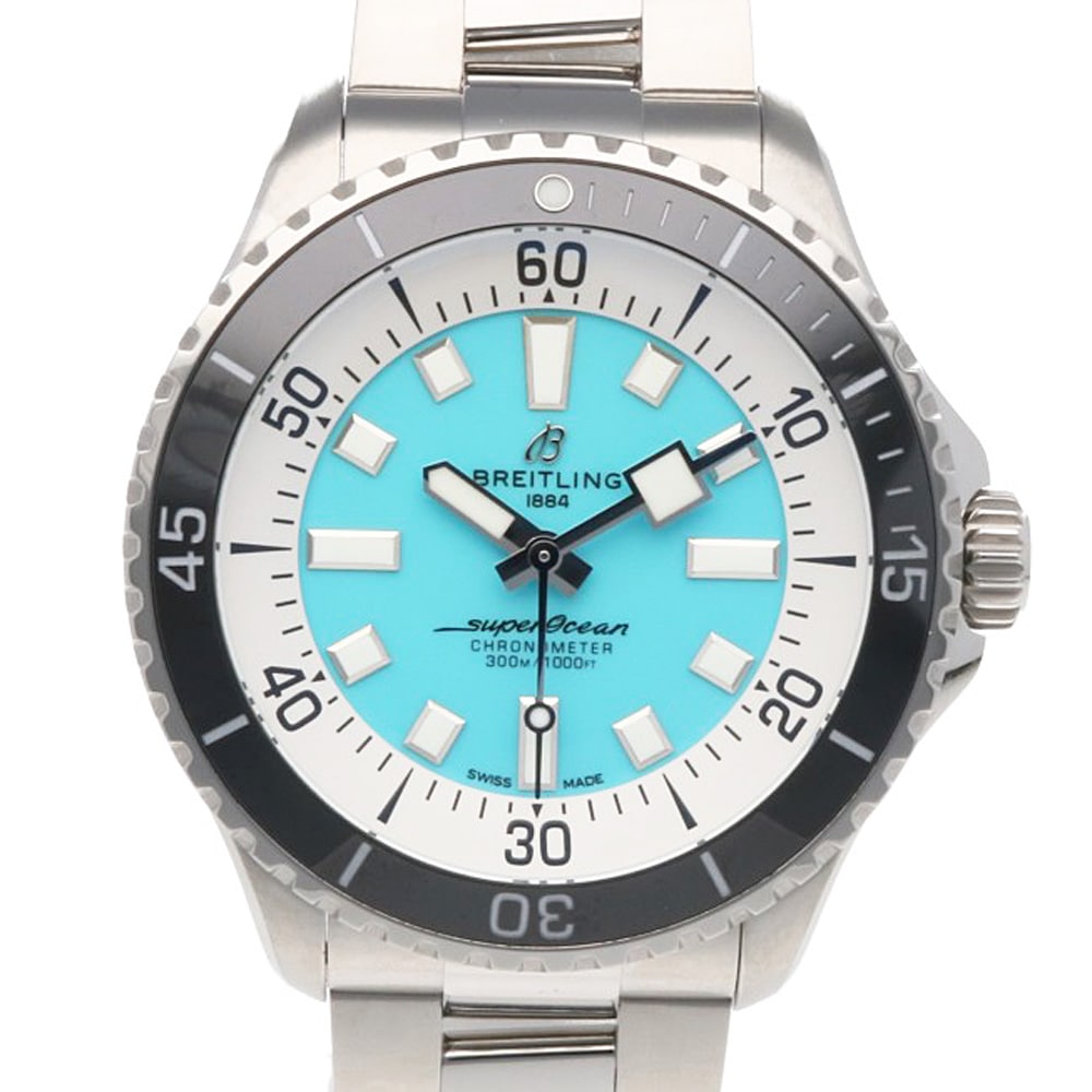 ブライトリング スーパーオーシャン オートマチック44 腕時計 ステンレススチール A17376 自動巻き 1年保証 BREITLING 中古 美品