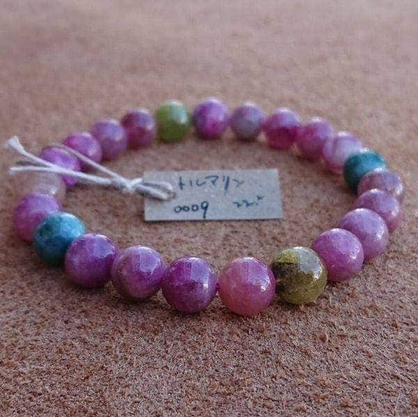 ブレスレット レディースアクセサリー アクセサリー ファッション トルマリン 天然石 ピンク