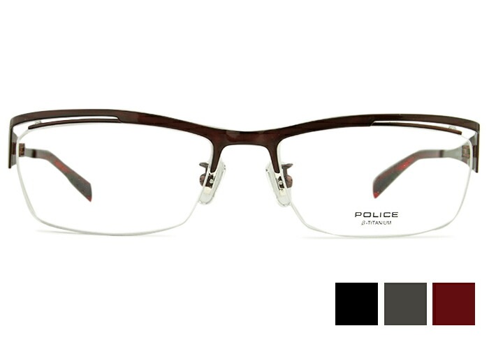 ポリス POLICE vpl77j 3color メンズ 紳士 ナイロール チタン めがね メガネ 眼鏡 po1