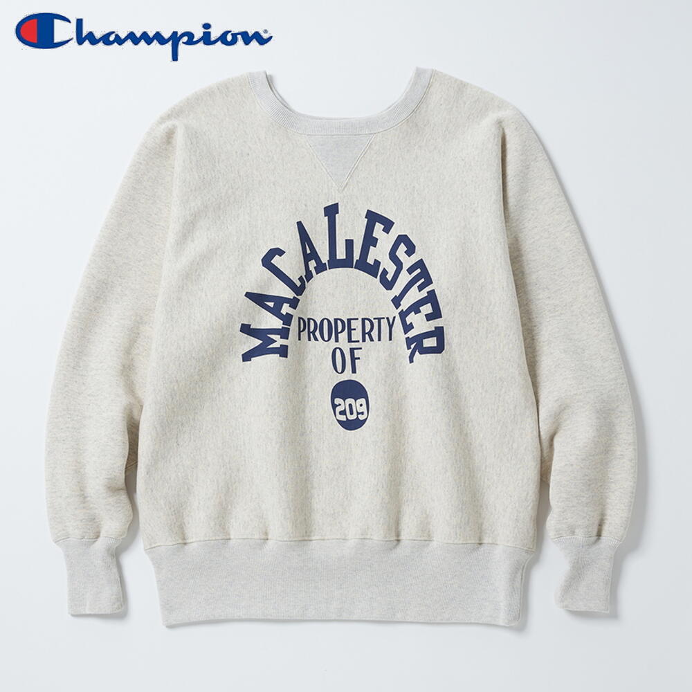 定番 チャンピオン Champion ウェア リバースウィーブ (R) 1st パテントモデル クルーネック スウェット シャツ C3-U037 040 シルバーグレー 日本製［WA］【GGON】[Z