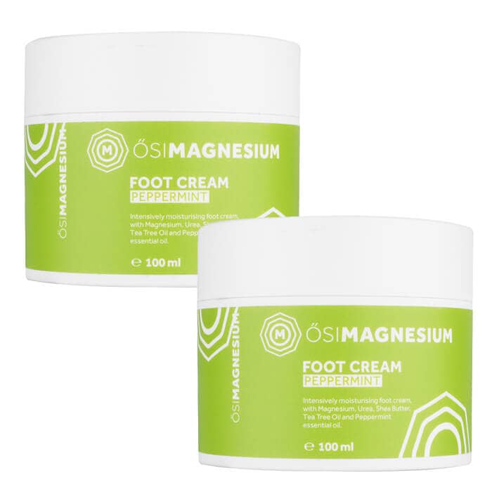 使用期限：2026年02月　オシマグネシウム マグネシウム フットクリーム 100ml 2本 OSIMAGNESIUM Magnesium Foot Cream　海外直送日時指定不可　国際郵便発送 5,016円