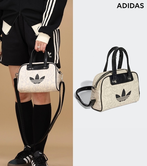 adidas ミニボーリングバッグ　スネーク　完売 スネーク ミニ ボウリングバッグ ワンダーホワイト