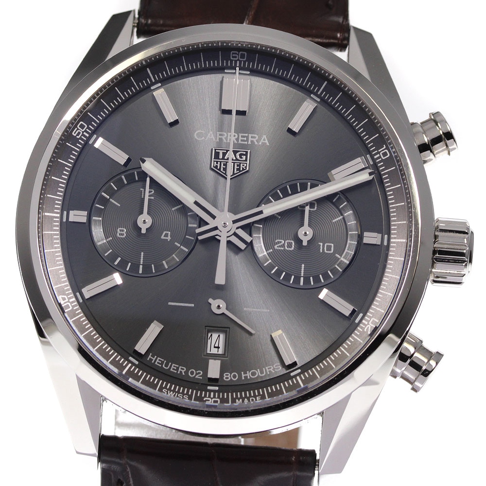 タグホイヤー TAG HEUER CBN2012 カレラ キャリバー ホイヤー02 クロノグラフ 自動巻き メンズ 良品 _799909【中古】