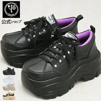 ヨースケ 厚底スニーカー レディース 9cm 厚底フラット 【公式SHOP特典キズ補修液付】