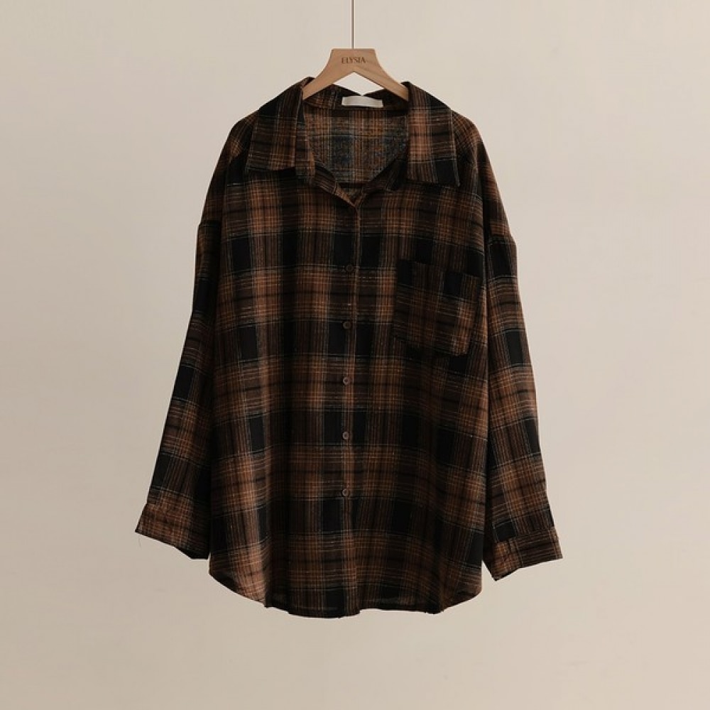 (Elysia) Onbe ビンテージポケットチェックナンバン