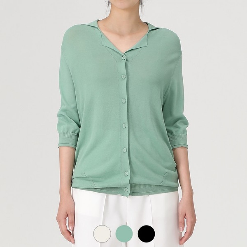 (アナルドバシーニ) (アナルドバシーニ) カラーボタンオープンニット (AV06KP05M) 4,981円