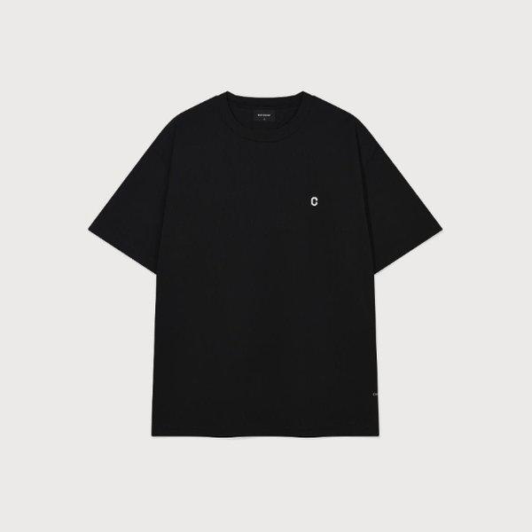 ショートパンツ CQK CO2602ST04-BK スモール C ロゴ Tシャツ ブラック