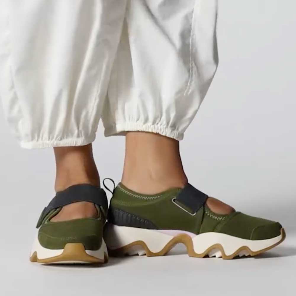 ソレル SOREL NL5107（レディース） キネティックインパクト2 メリージェーン：Utility Green Gum (355) スエード