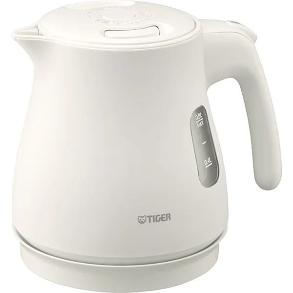 QUICK＆SAFE＋ PCV-A080-WM (マットホワイト) 蒸気レス電気ケトル 0.8L