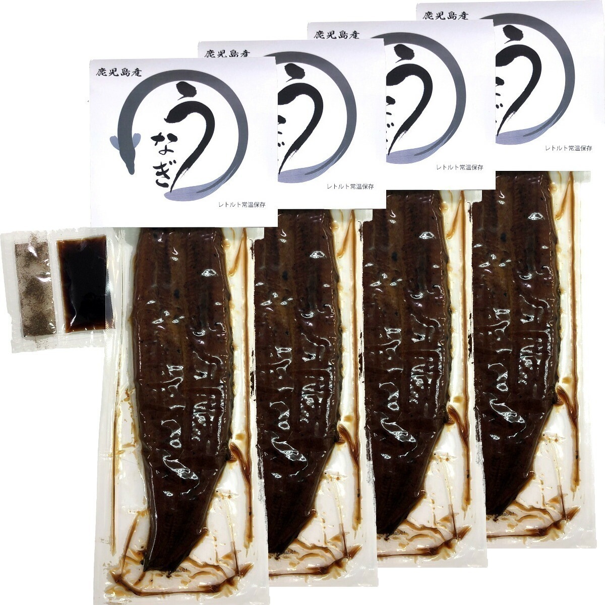 国産100% 鹿児島県産 うなぎ蒲焼 135g4個セット 常温保存可能 たれ 山椒付き あす楽 うなぎのかば焼き うなぎの蒲焼き 鰻蒲焼 国産うなぎ 健康 ダイエット ギフト プレゼント お年賀 御歳