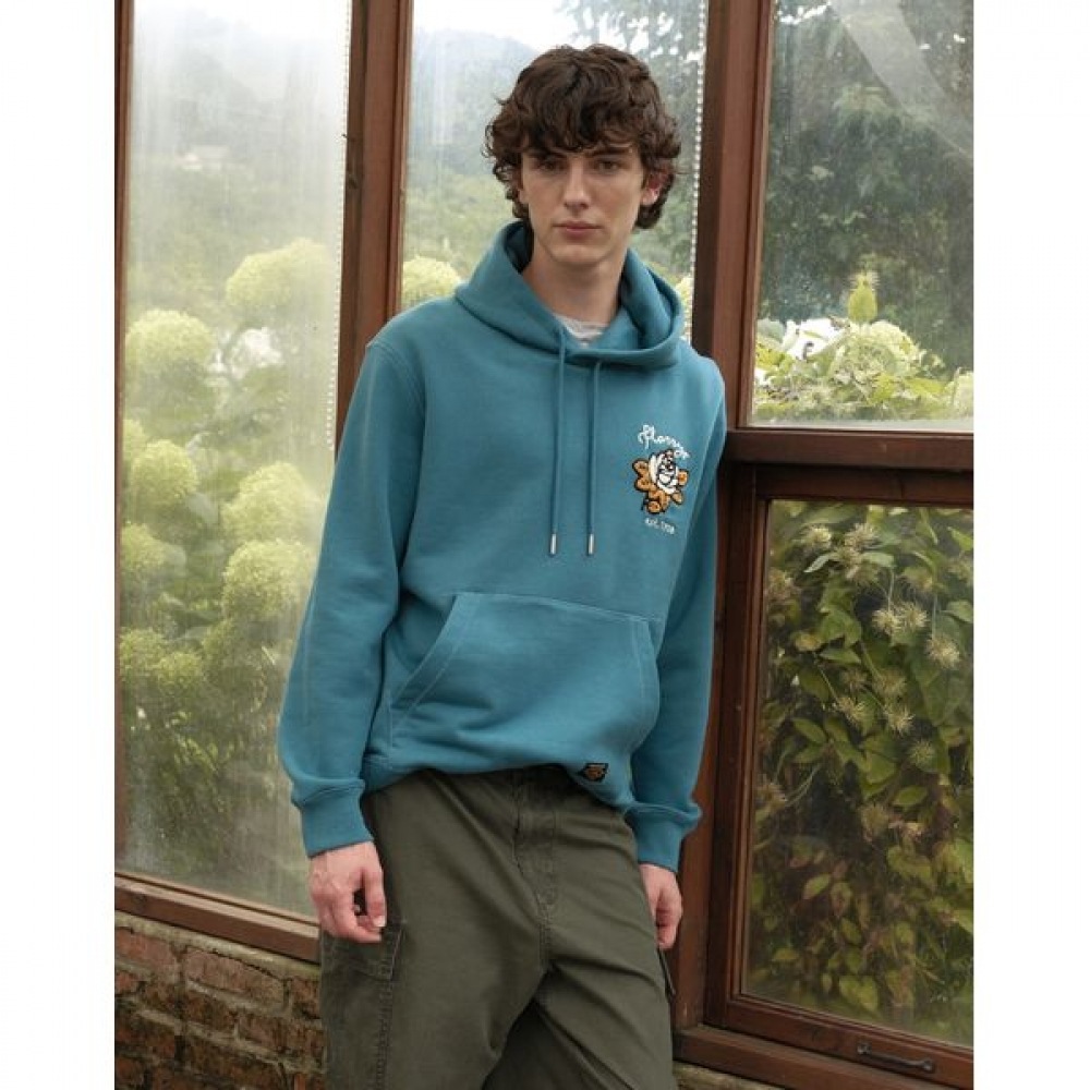 [ヘッジス] 24FW エンブロイダリーグラフィックパーカー HZTS4D002T2