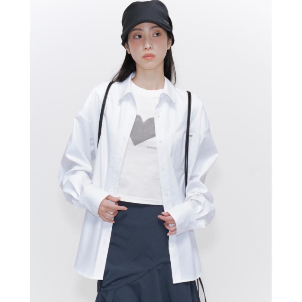 MISEKI SEOUL Classic over shirt WHITE MSK251SH01WH
