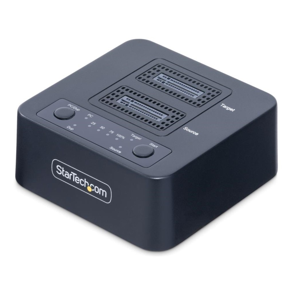 StarTech.com [M2-HDD-DUPLICATOR-N1] M.2 NVMe SSDスタンド/1対1/独立型 コピー機/最大90GBpm/USB 3.2 Type-A Type-C接続対応