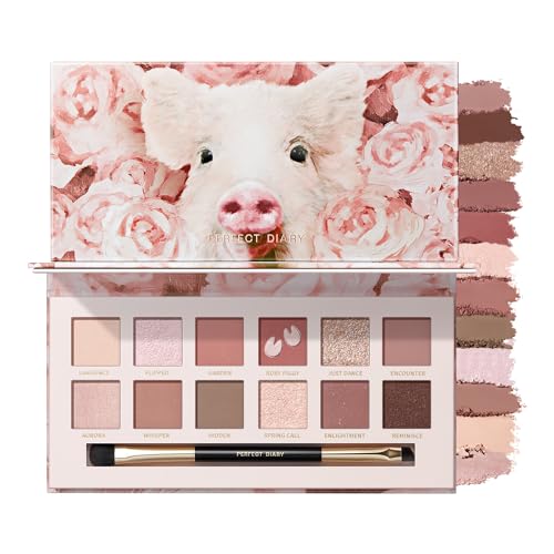 PERFECT DIARY パーフェクトダイアリー 動物アイシャドウパレット (1.2gx12色) (ローズピンク) 5,049円