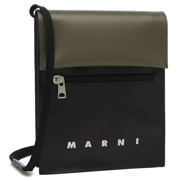 ショルダーバッグ トライベッカ ブラック カーキグリーン メンズ SBMQ0036A5 P5769 ZO955