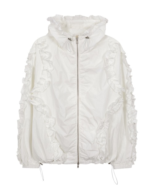【ILLIGO】 Frill Dot Windbreaker White 正規品