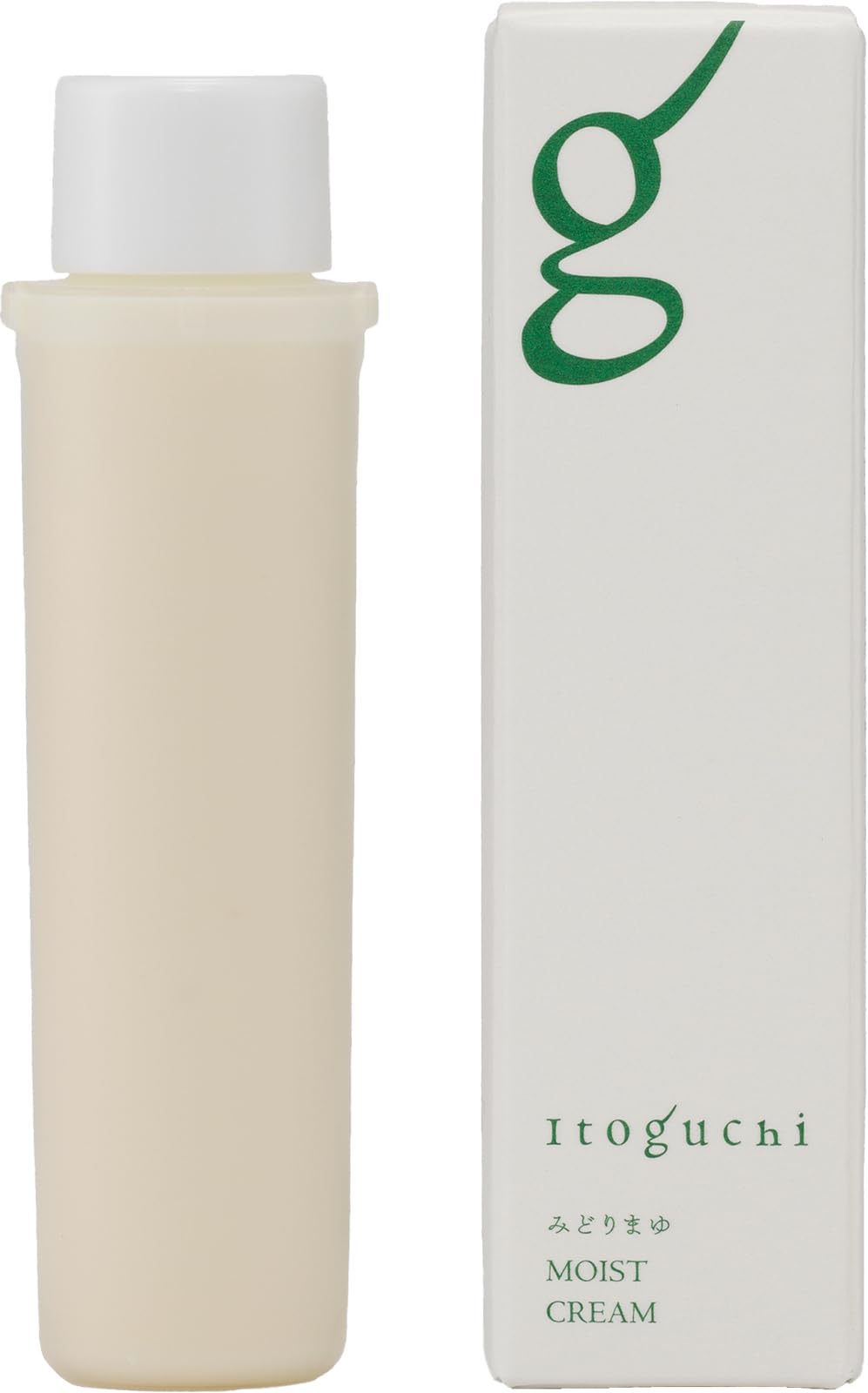 【シルクの力でUVカットも】 Itoguchi (イトグチ) みどりまゆ モイストクリーム シルクの力だけでUVカット フェイスクリーム 40g (詰め替え用)