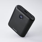 とくべつかん｜バッテリー・充電器｜エレコム リン酸鉄 モバイルバッテリー 12000mAh 45W Type-C×2 USB-A×1 ブラック EC-C74LBK