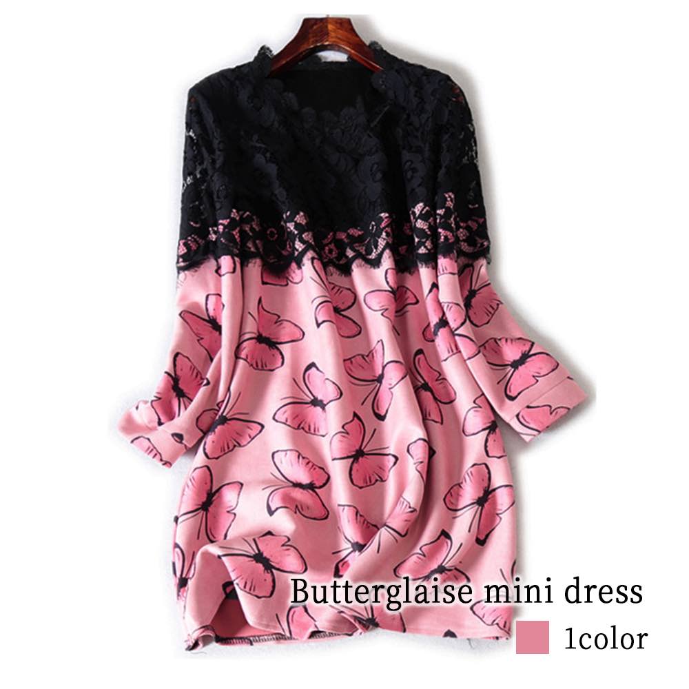 ワンピース レディース 蝶柄ミニワンピース 厚手 20代 白 50代 大人 アウトドア 黒 かわいい ロング Aライン ブランド しっかり 安い ネック 人気 スカート 春 体感 カジュアル 大きいサ
