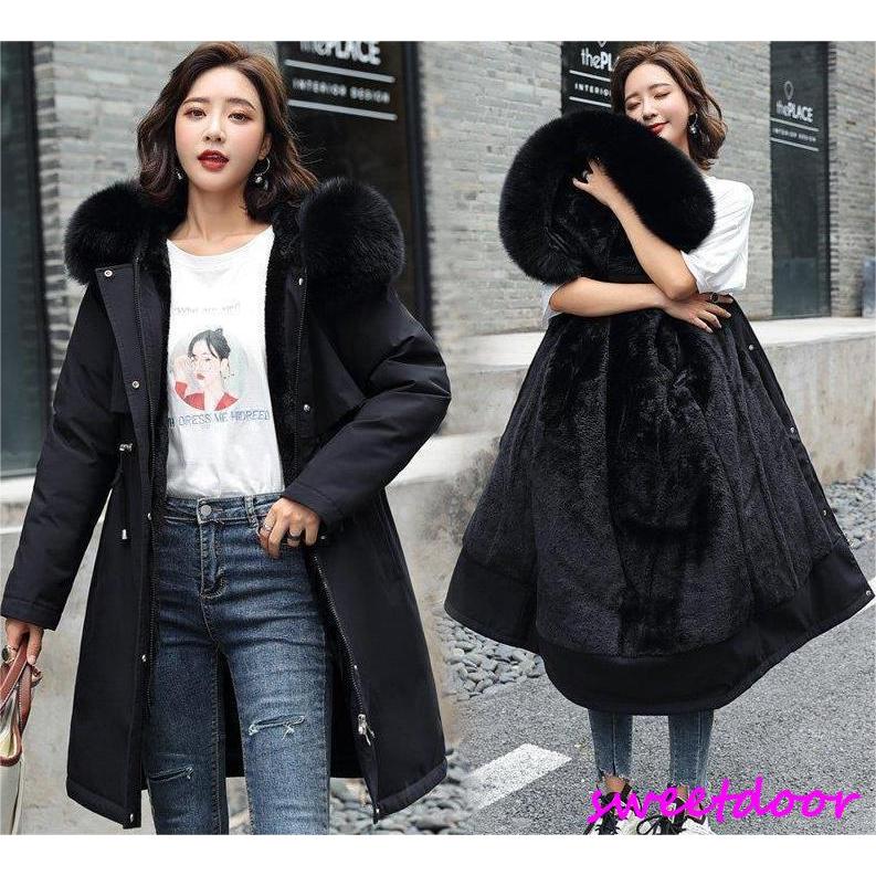【メガ割 】Lucky bag アウター 中綿コート ファーコート レディース オルチャ ボアコートもこもこ フード付き 防寒 モッズコート アウター ゆったり 暖かい 大きいサイズ