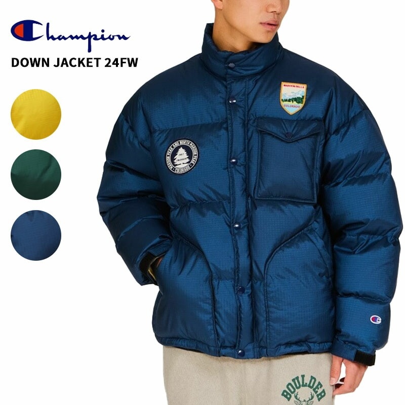 チャンピオン ダウンジャケット メンズ Champion ダウンジャケット 24FW C3-A614 秋 冬 アウター