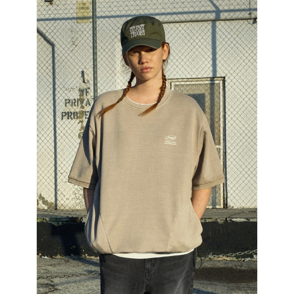 フルーク FSB ストリングピグメントハーフスウェットシャツ FST356 5カラー W