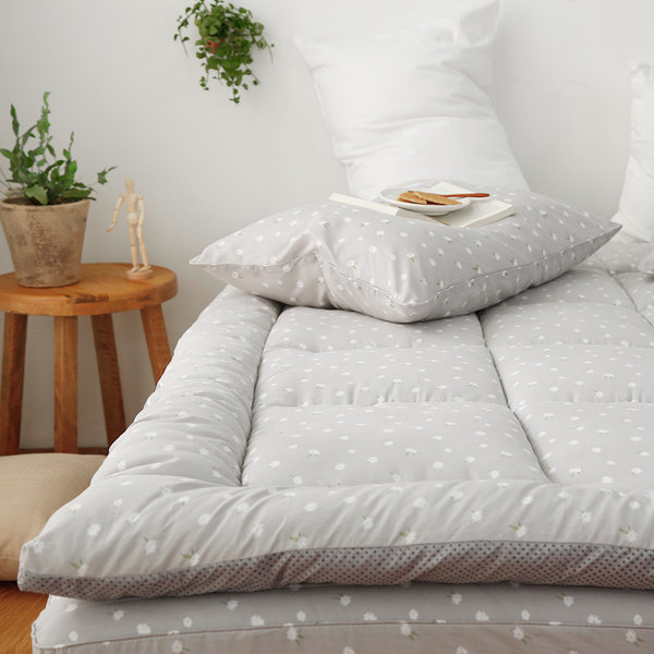 六日寝装こんにちはデイジーベッドトッパー敷布団スーパーシングル(SS)