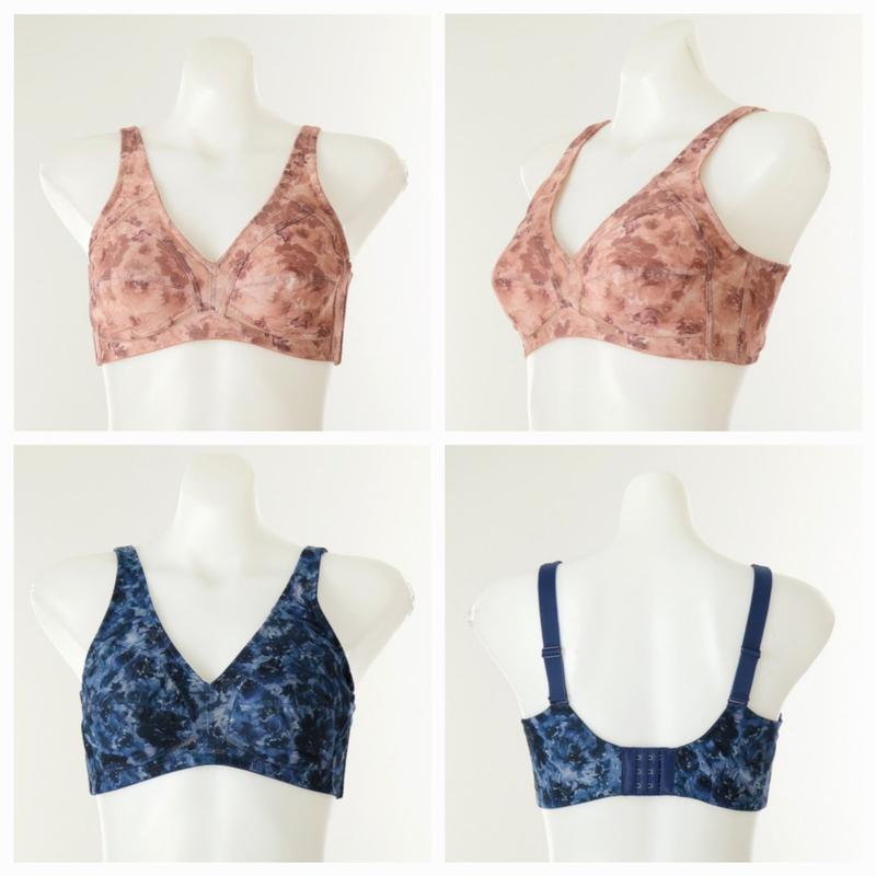 Cカップ)胸が小さく見えるミディアムソフトタイプパワーネット一枚仕立て捺染機能性ブラ(VGBM731C)