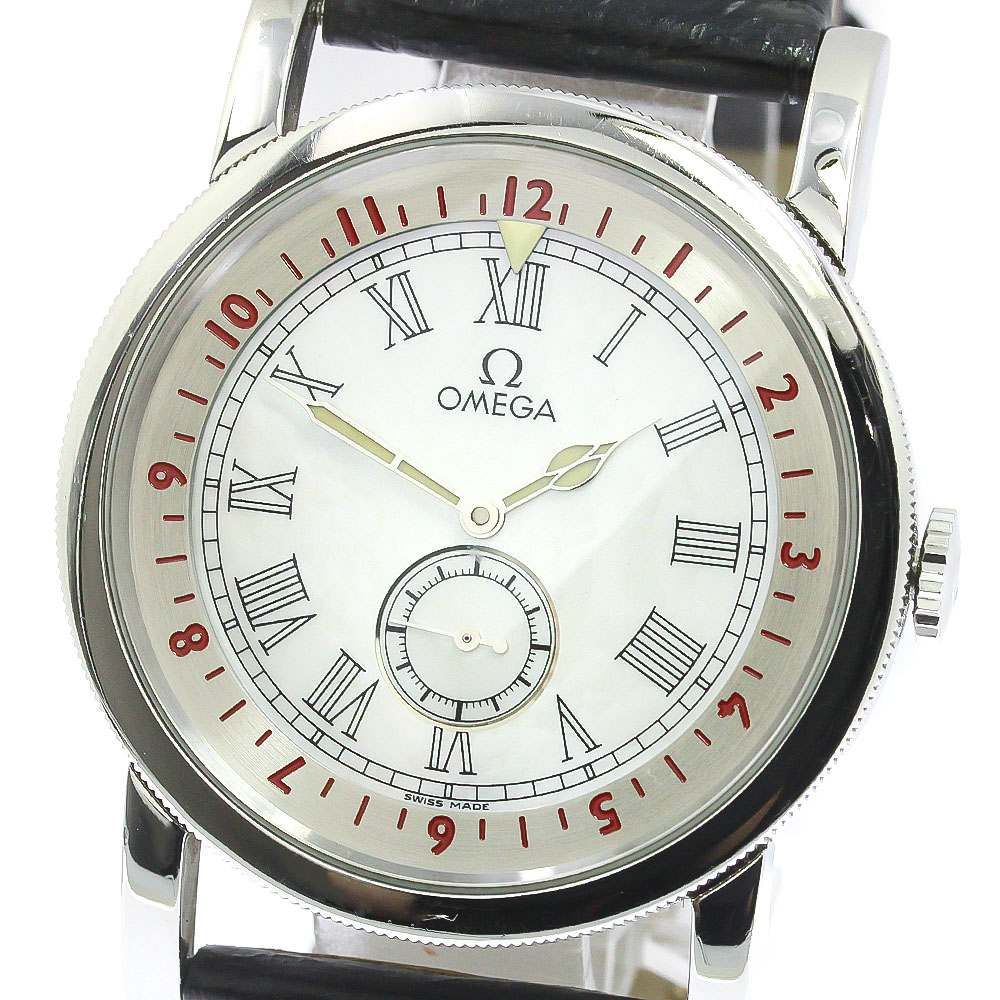 オメガ OMEGA 516.13.41.10.05.001 パイロットウォッチ スモールセコンド 自動巻き メンズ 保証書付き_772942【中古】