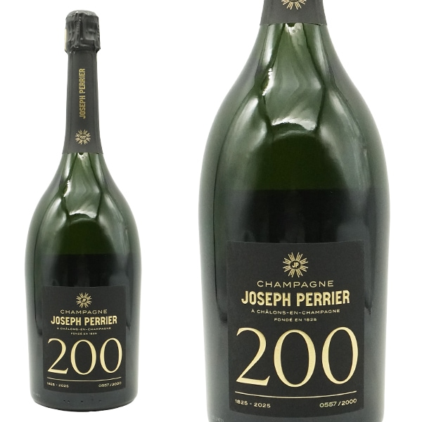 【大型ボトル】ジョセフ ペリエ シャンパーニュ キュヴェ200 2015 創立200周年限定キュヴェ 正規代理店輸入品 表ラベルにボトル番号入りJoseph Perrier Champag 42,886円