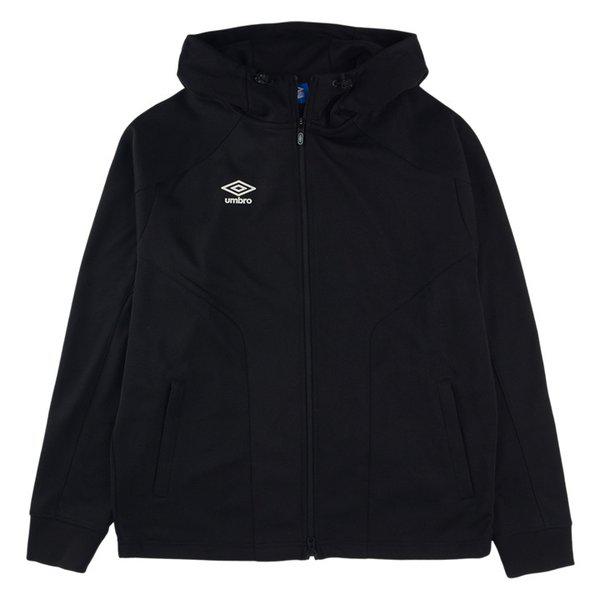 PTR プリ マッチ ニット フード ジップアップ UQ121SFT11-BLK0