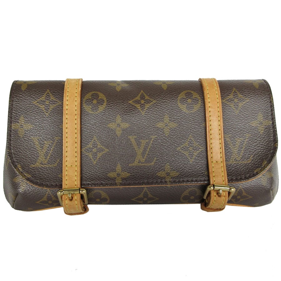 ルイ ヴィトン LOUIS VUITTON ウエストバッグ モノグラム ポシェット マレル モノグラムキャンバス ブラウン ゴールド ユニセックス M51159 s0265a