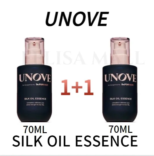 [unove][1+1]シルクオイルエッセンス, 70ml+70ml