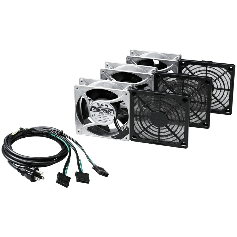 放熱ファン高速タイプt=38mm 3個セット CP-FANS38-3