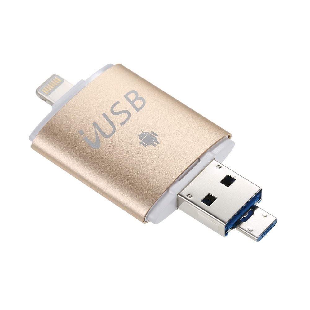 ★新春福袋2022★ 128G USB3.0外付けストレージOTGフラッシュメモリメモリースティック（アンドロイド/ iPhone /コンピュータ用） その他PC用アクセサリー