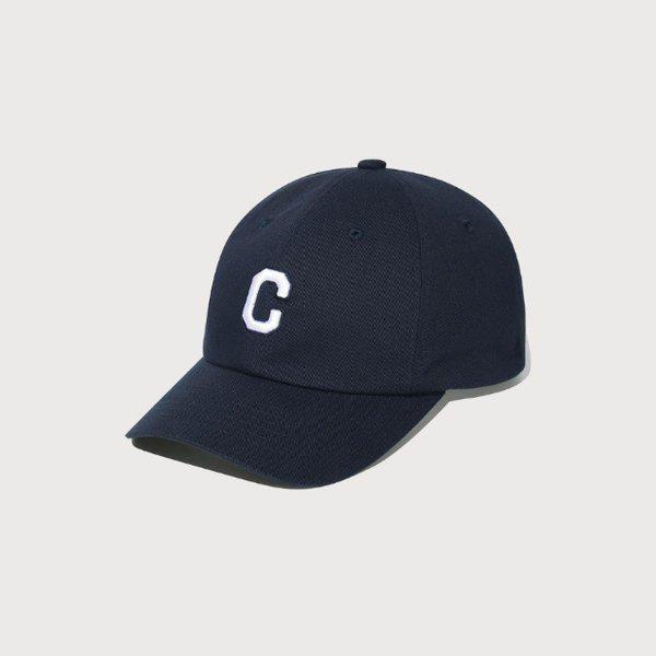 帽子 JQS CO2507CA22-NA ミドル Cロゴ B.Bキャップ Navy