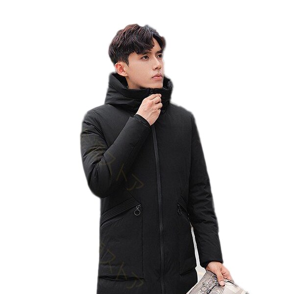 ダウンコート メンズ ロング 中綿 ダウンジャケット 毛皮 フード 防寒防風 軽くてあったか 6,880円