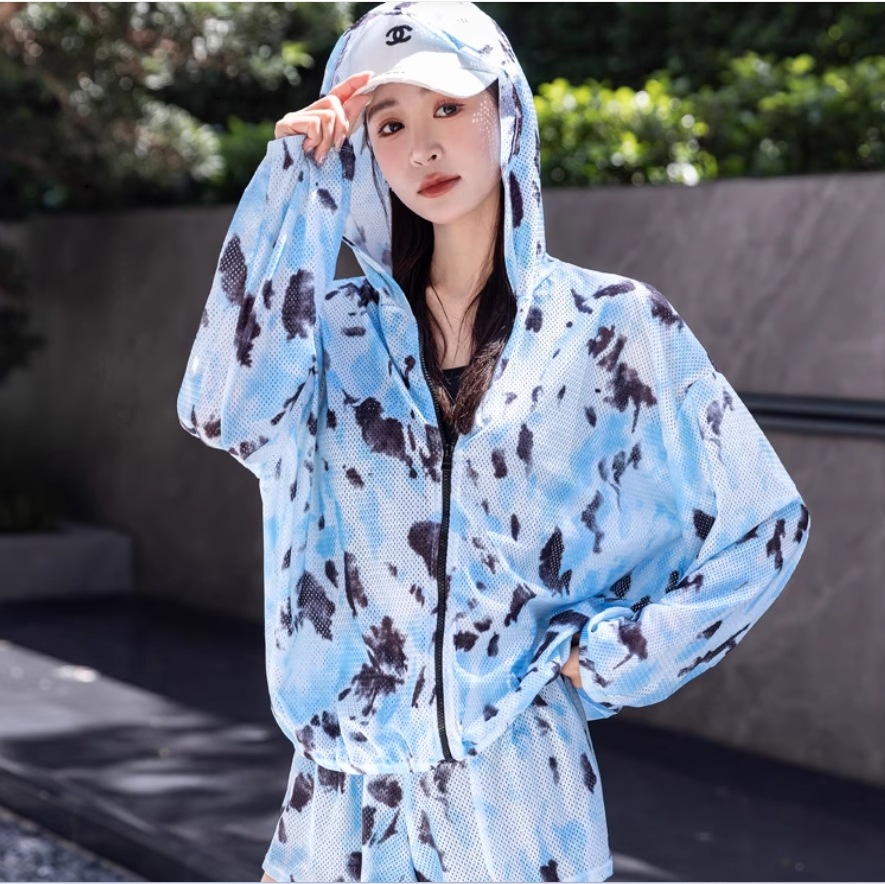 水着 スイムウェア レディース タンキニ フィットネス 体型カバー ラッシュガード ショートパンツ 短パン セパレート 二の腕カバー 長袖 ハイウエスト セット スリーピース 上下セット かわいい