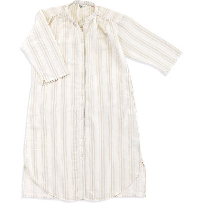 タオル美術館　cococi beauty アデル ガーゼシャツワンピース Mサイズ アイボリー