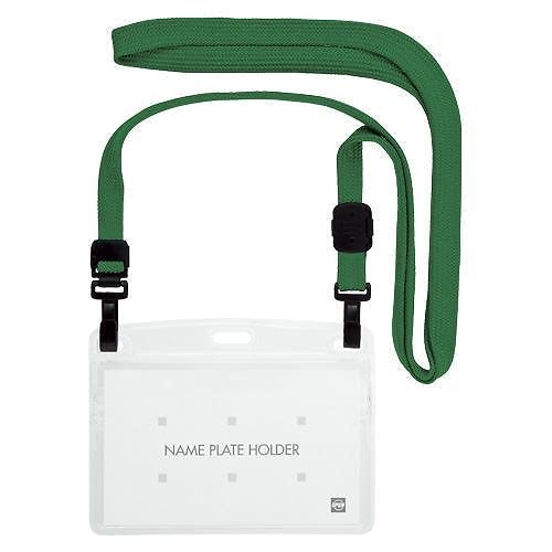 （まとめ買い）オープン工業 吊り下げ名札 Wフック式 10枚 緑 NL-1-GN 00019687 [x3]