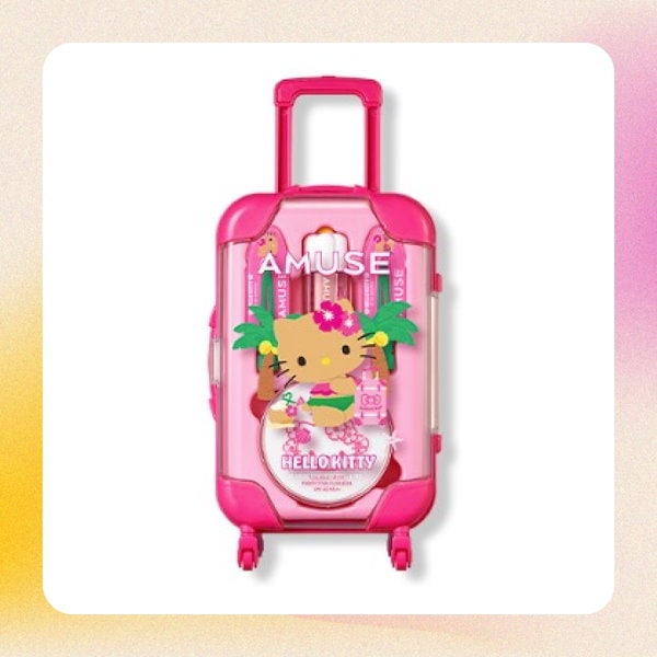 AMUSE x 日焼けハローキティ フルメイクアップラージキャリーセット