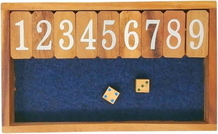 ジャックポット PRO ダイス ゲーム 木製 サイコロ Jackpot Dice Game ブルー(ブルー)
