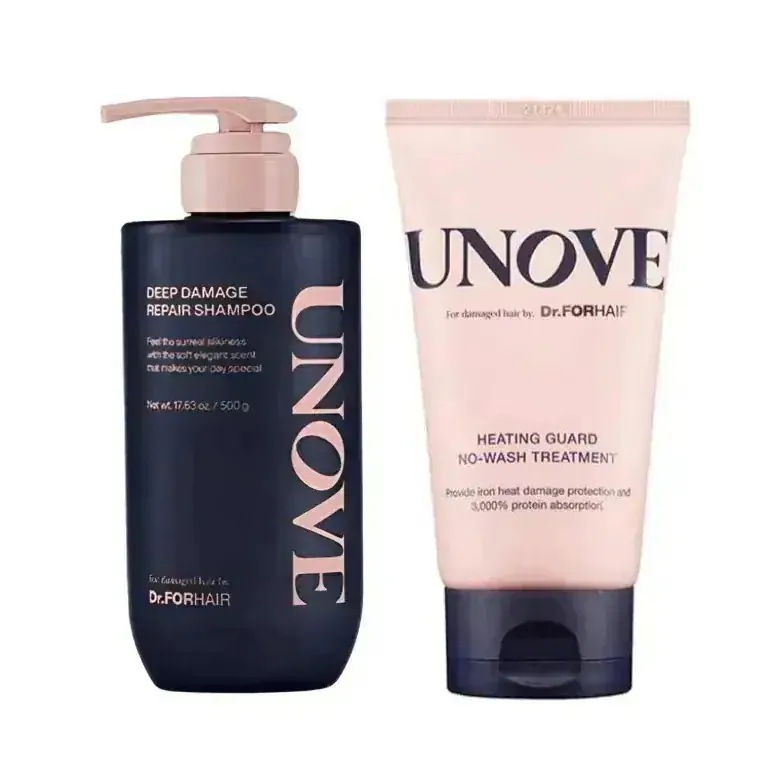 【SET】 ディープダメージリペアシャンプー 500g + ヒーティングガードノーウォッシュトリートメント 147ml